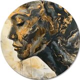  Okrugle slike s akrilom Portret poniznosti | shoptok.hr