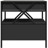  Stolić za kavu s beskonačnim LED svjetlima crni 50 x 50 x 51 cm | Eponuda.ba
