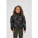 Brandit Children's windbreaker with darkcamo front zipper
