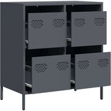 vidaXL Komoda antracit 68x39x73,5 cm od hladno valjanog čelika | shoptok.hr