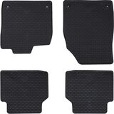  Auto tepih 4 pcs Crna prikladno za Audi Q4 etron 2022- Guma | shoptok.hr