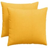 vidaXL Blazine za kavč 2 pcs Svetlo rumena 50 x 30 cm Žametna tkanina | Shoptok.si