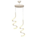 VISILICA Bela kovinska LED viseča svetilka ø 25 cm Hilton – Cene
