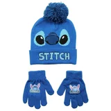 Disney Lilo Stitch Boy Beanie Glove Plava