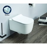 Belneo viseča brezrobna WC školjka z desko s počasnim zapiranjem MS2341 | Shoptok.si