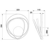  Ondaluce - LED zidno svetlo GOLDEN LED/23W/230V zlatno | Eponuda.com