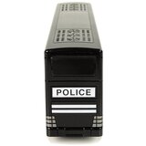  Crni dvokatni policijski autobus na povlačenje sa zvukom - crni | shoptok.hr