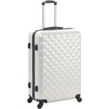Furnova Trdi potovalni kovčki 3 kosi svetlo srebrni ABS, (21944440) | Shoptok.si