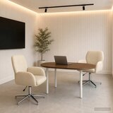  Okretne radne stolice 2 kom. 54 x 58 x 90 cm Krem Tkanina | Eponuda.com