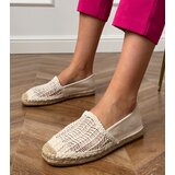 D/CEO Beige lace platform espadrilles Plevis | shoptok.hr