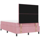 Krevet s opruga kutije Ružičasta 200 x 120 cm Baršun | shoptok.hr