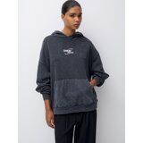 Pull&Bear Majica antracit / bela | Shoptok.si