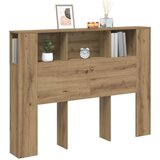 Ormarić s uzglavljem Artisan hrast 140x18,5x102,5 cm Konstruirano drvo | shoptok.hr