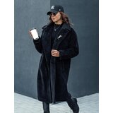 DStreet Women's winter coat GLAMFUR long fur black | Shoptok.si