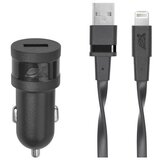 Rivacase Avtomobilski polnilec RivaPower VA4215 BD2 EN (1xUSB / 1A) z MFi Lightning kablom, črn | Shoptok.si