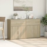  Komoda 2 kom sonoma hrast 60 x 31 x 70 cm od konstruiranog drva | Eponuda.com