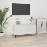 The Living Store TV omarica bela 102x44,5x50 cm inženirski les - TV Omarica, (21375504) Cene