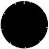  Vrtno ogledalo boja pijeska 60x2 5 cm željezno okruglo vanjsko | shoptok.hr
