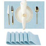 INF Set 6 pogrinjkov, 30x45 cm, mešane barve Blue + White, (22103487) Cene