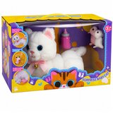 Interactive Kitten with Bottle and Little Sounds Melodies Recording White | Shoptok.si