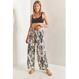 Bianco Lucci ženske pantalone 40851025, crno-bele Cene