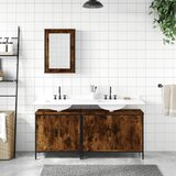  3-dijelni set kupaonskog namještaja boja hrasta drveni | shoptok.hr