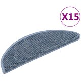  Samoljepljivi otirači za stepenice 15 kom 56x17x3 cm plavi | shoptok.hr