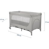 Kikka Boo medley prenosivi krevetac grey 2 nivoa | ePonuda.com