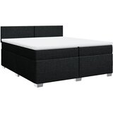  The Living Store Box spring postelja z vzmetnico črn 200x200 cm blago - Box Spring Postelja, (21457980) | Shoptok.si