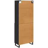  Kuhinjski ormarić Zidne s ladicama 2 pcs Crni hrast Konstruirano drvo | shoptok.hr