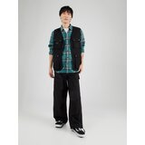 Volcom Srajca 'CADEN PLAID' temno siva / smaragd / off-bela | Shoptok.si