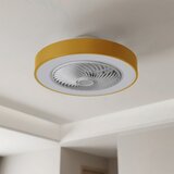  Brilagi - LED prigušiva svetiljka sa ventilatorom LED/38W/230V prečnik 50 cm zlatna + daljinski upravljač | Eponuda.com