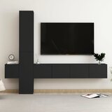  5-dijelni set TV ormarića od iverice crni | shoptok.hr