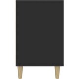  Komoda črno 100x36x60 cm inženirski les, (20654118) | Shoptok.si