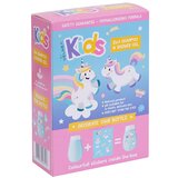 VELNEA KIDS 2u1 kupka sa stikerima - jednorog, 200ml | ePonuda.com