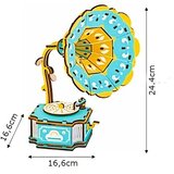  3d drvena puzzle - GRAMOFON | ePonuda.com