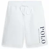 Polo Ralph Lauren Otroške kratke hlače bela barva