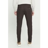 Altinyildiz classics Men's Brown Slim Fit Slim Fit Dobby Flexible Casual Trousers | shoptok.hr