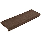  Prostirke za stepenice 15 kom 65x21x4 cm smeđe pravokutne rubove | shoptok.hr