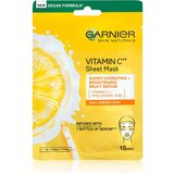 Garnier Skin Naturals Vitamin C Sheet maska za posvjetljivanje s hidratacijskim učinkom s vitaminom C 28 g | shoptok.hr