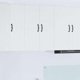 vidaXL Stenska kuhinjska omarica Bela 60 x 31 x 80 cm Konstruiran les | Shoptok.si
