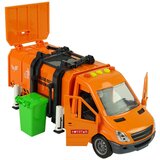 Kamion za odvoz smeća sa zvukom - narančasti | Shoptok.si