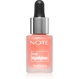 Note Cosmetique Drop Highliter tekući highlighter s kapaljkom 01 Pearl Rose 14 ml Cijene