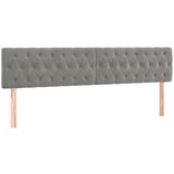  Uzglavlja 2 kom svjetlosiva 90x7x78/88 cm baršunasta | shoptok.hr