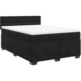 Maison Chic Box spring postelja - Vzmetna postelja z vzmetnico črna 160x200 cm žamet SL4823, (21886945) | Shoptok.si