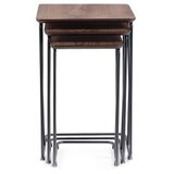 Hanah home ren - walnut walnut nesting table (3 pieces) | ePonuda.com