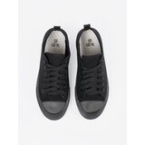 Shelvt Comfortable black sneakers with a short shaft | shoptok.hr
