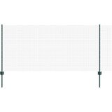 vidaXL varjena žična ograja z 22 U stebrički zelena 1x50 m jeklo | Shoptok.si
