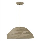 Searchlight Origami 1 viseča svetilka s svetlobno kupolo, kovinsko zlato, E27, (22101213) | Shoptok.si