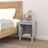 Nočna omarica Siva sonoma 40x35x50 cm, (20730389) | Shoptok.si